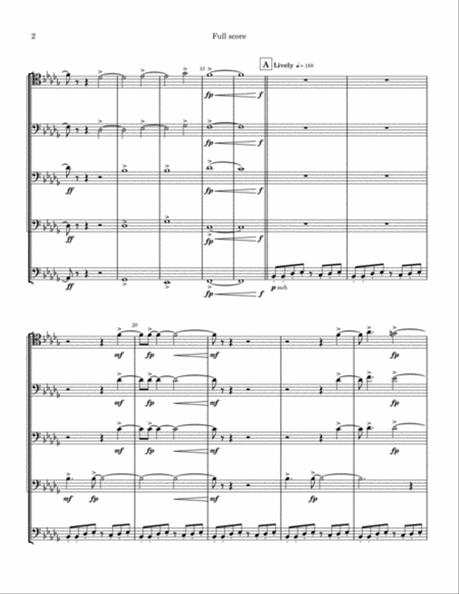 A New Beginning A New Beginning Trombone Solo scores gallery preview page 2