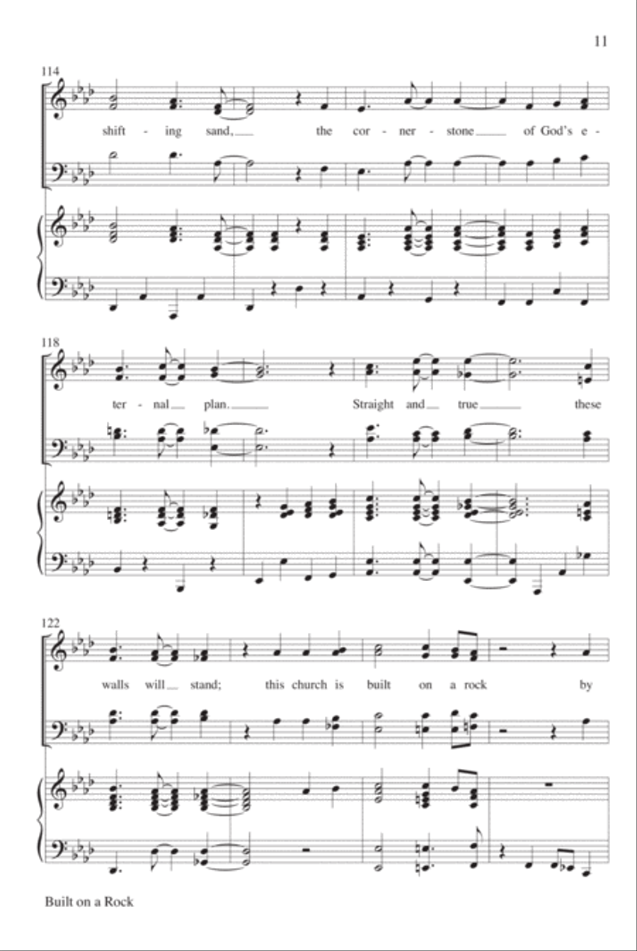 Built on a Rock 4-Part scores gallery preview page 12
