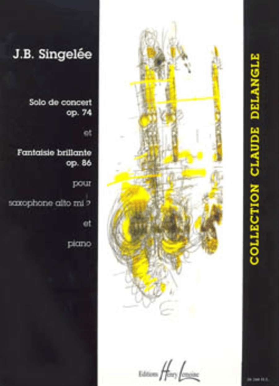 Solo de concert Op. 74 - Fantaisie Brillante Op. 86 Piano Accompaniment scores gallery preview page 1