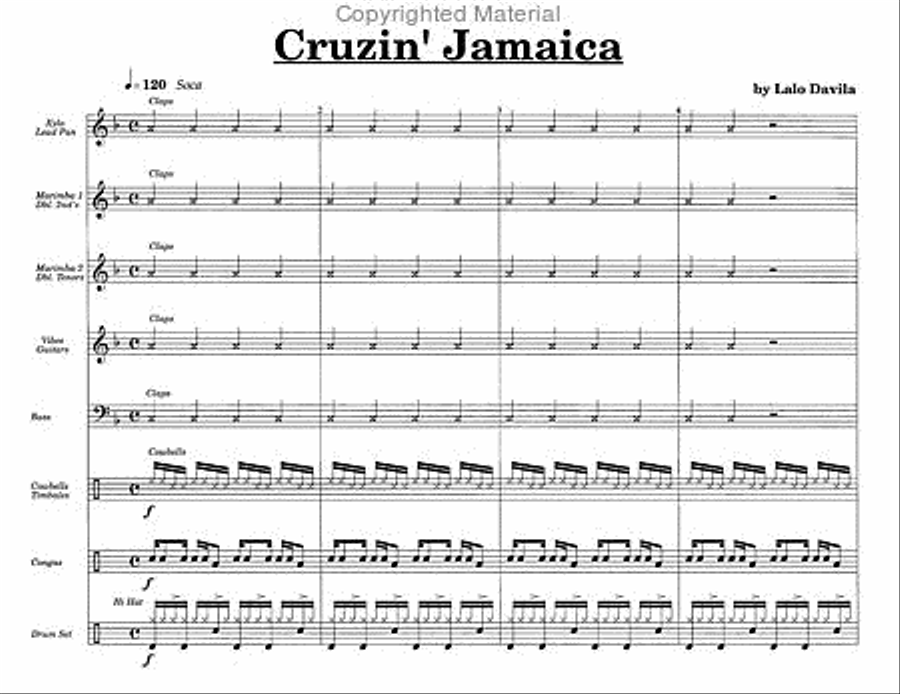 Cruzin' Jamaica Cruzin' Jamaica Steel Drum Band scores gallery preview page 2