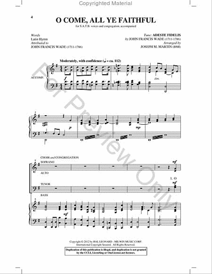 Carols for Choir and Congregation Choir scores gallery preview page 3