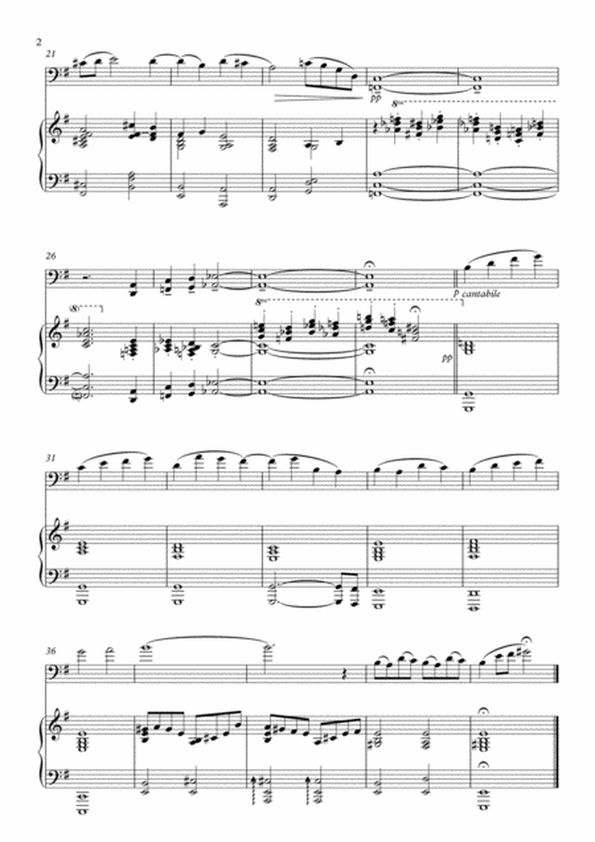 Nocturne for cello and piano image number null
