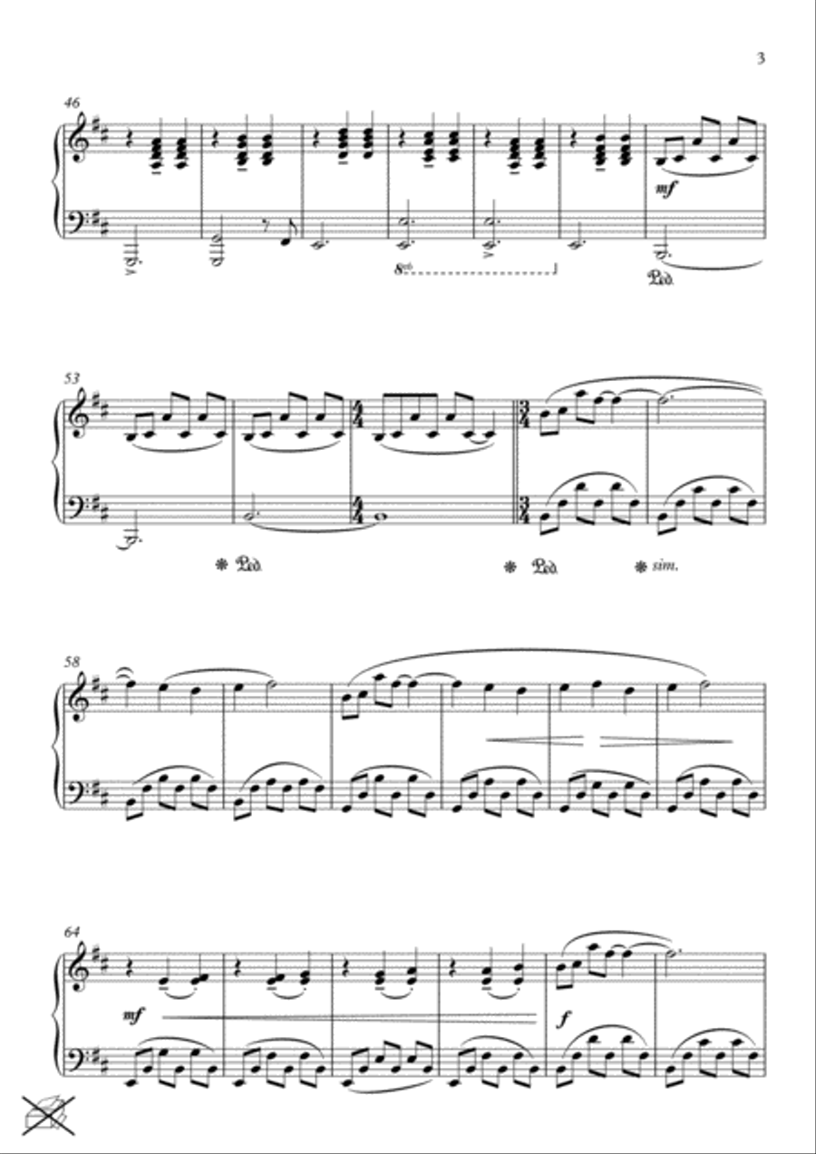 Ariana's Ballet: Part 1 Piano Solo scores gallery preview page 3