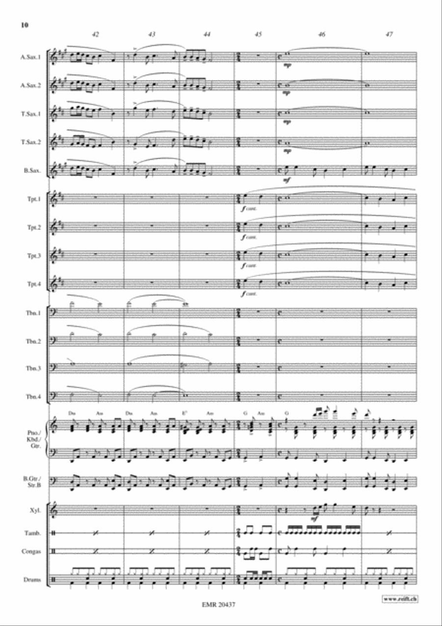 Hits From Russia Big Band scores gallery preview page 11