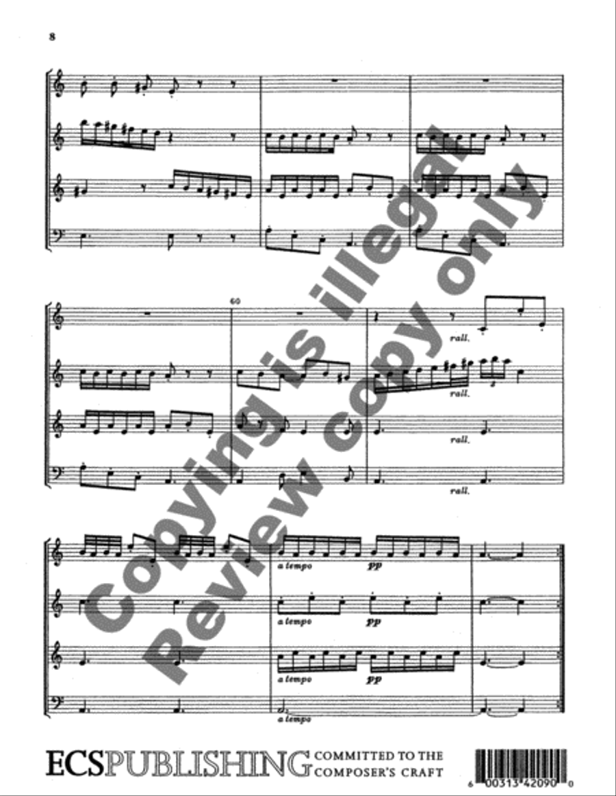 Pastorale Pastorale 4-Part scores gallery preview page 6