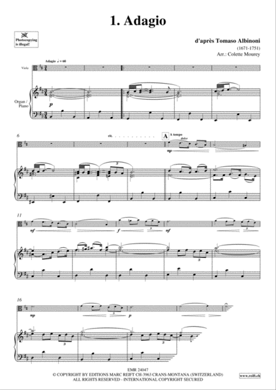 40 Greatest Baroque Hits Volume 1 Viola scores gallery preview page 3