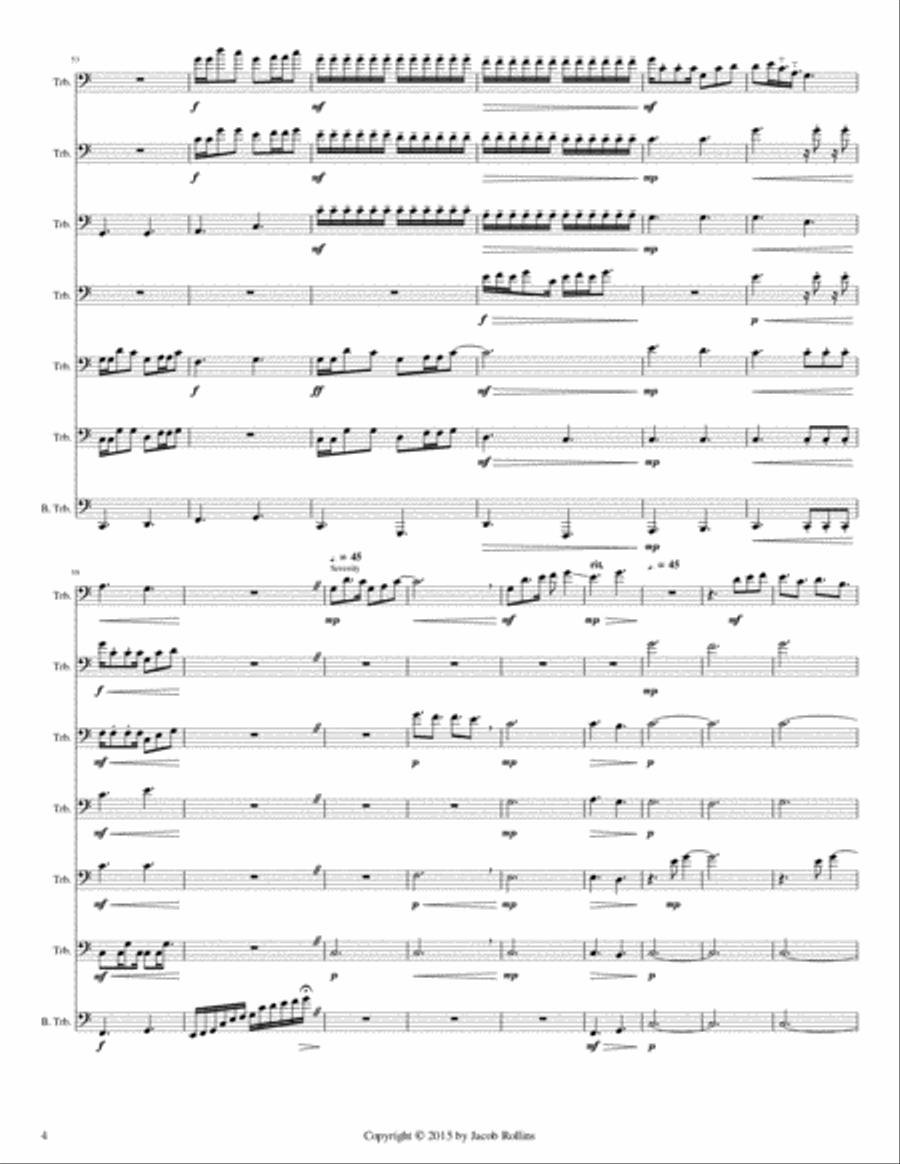 Sanguinity Sanguinity Trombone Solo scores gallery preview page 4