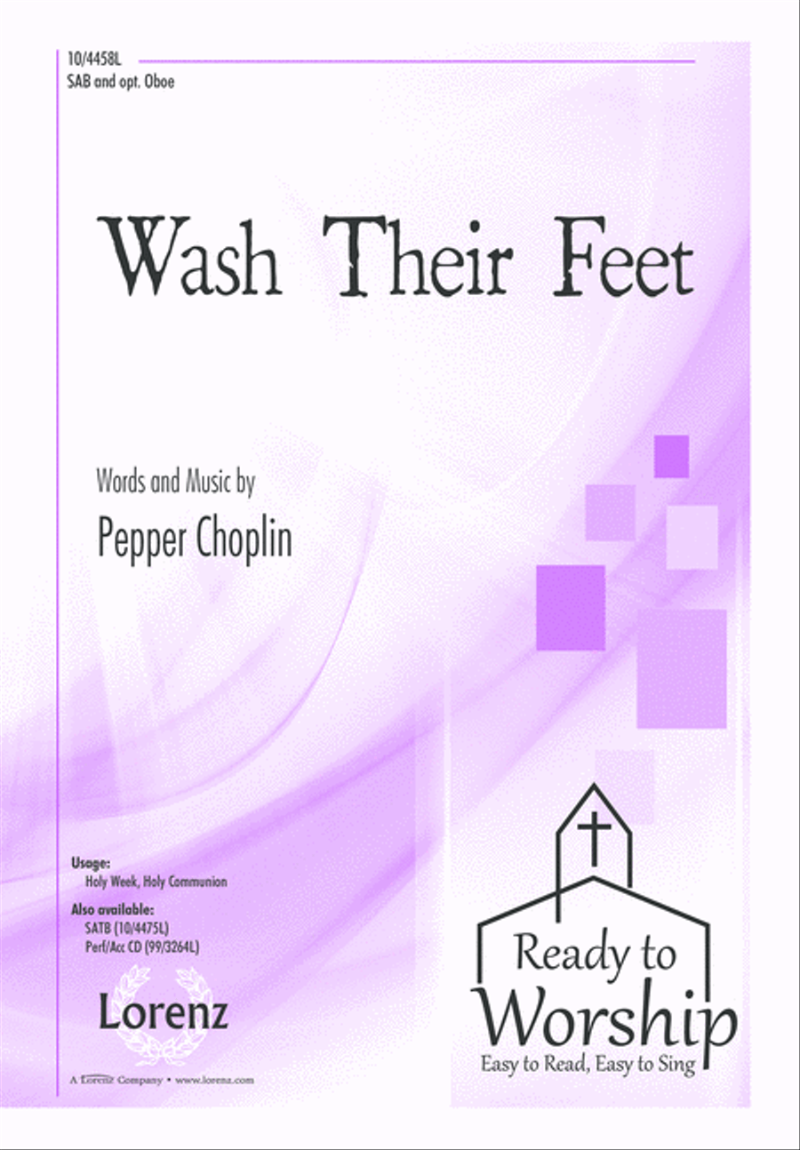 Wash Their Feet 3-Part scores gallery preview page 2