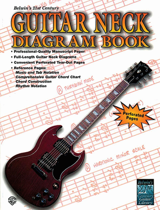 Book cover for Belwin's 21st Century Guitar Neck Diagram Book