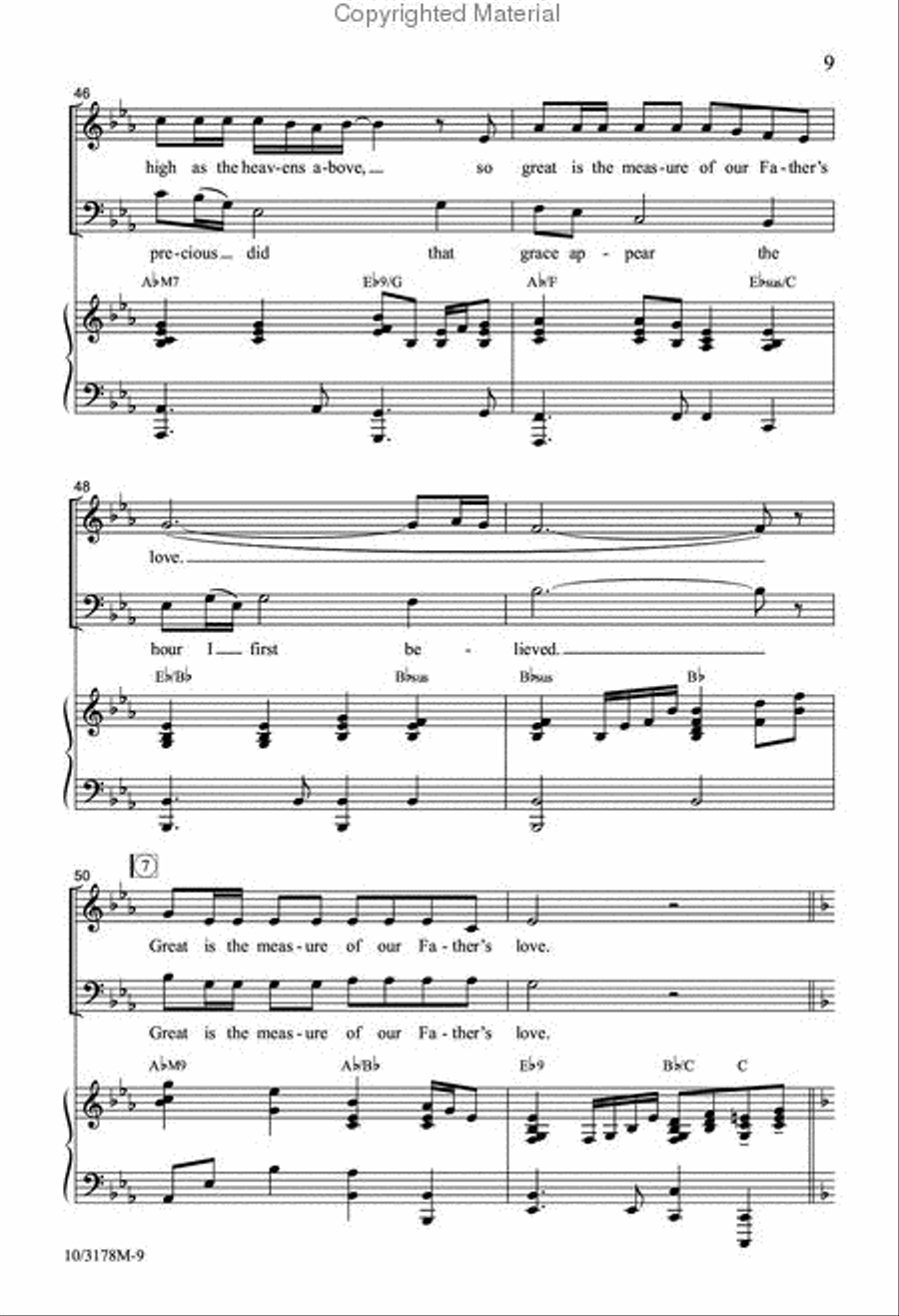 Think About His Love Think About His Love 3-Part scores gallery preview page 9