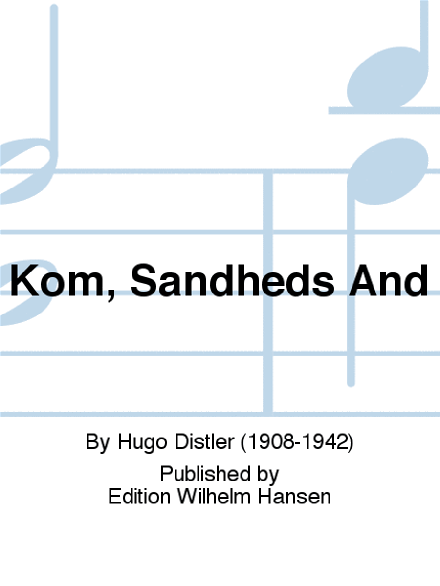 Kom, Sandheds Ånd Choir scores gallery preview page 1
