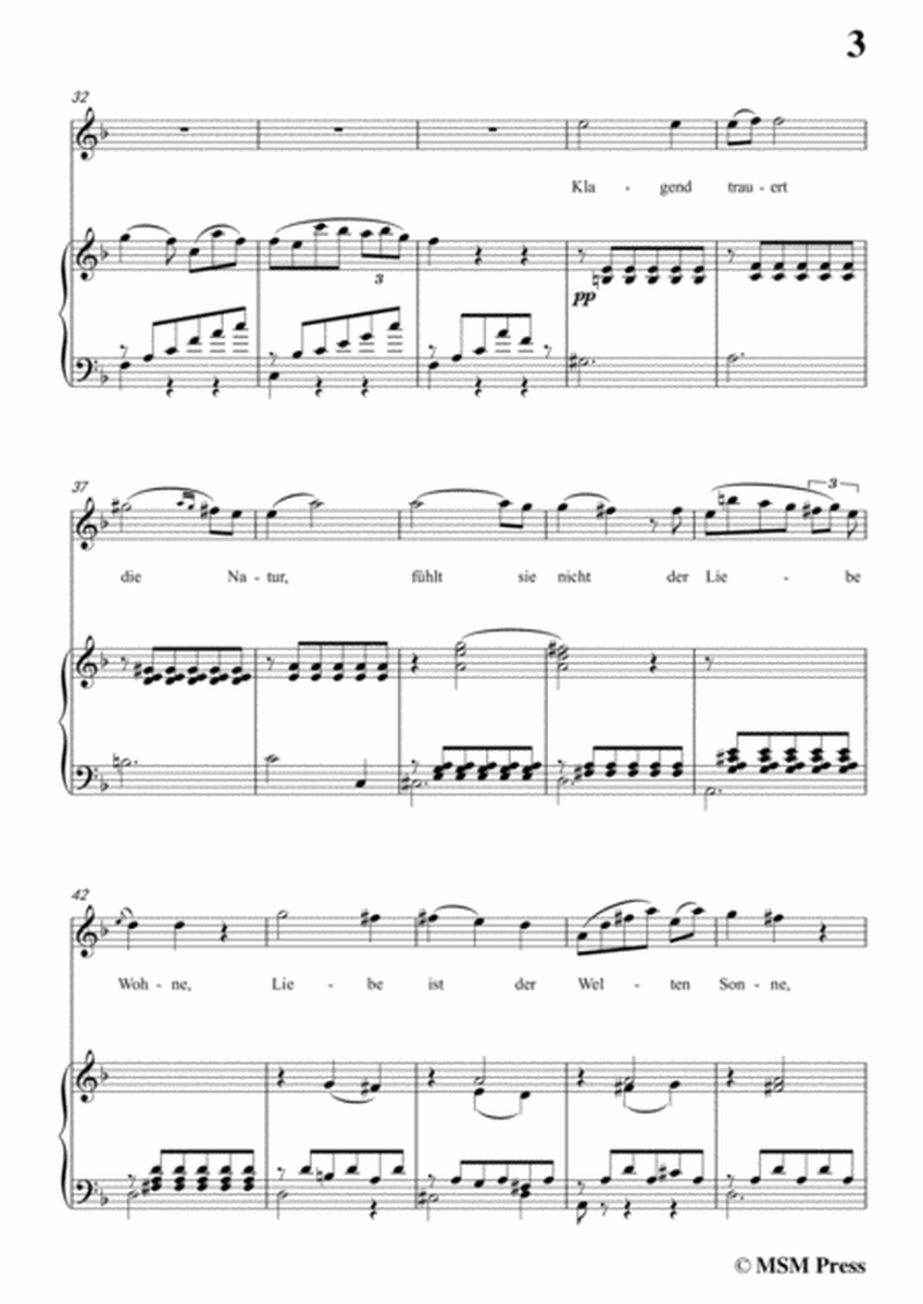 Schubert-Was belebt die schöne Welt,in F Major,for Voice&Piano image number null