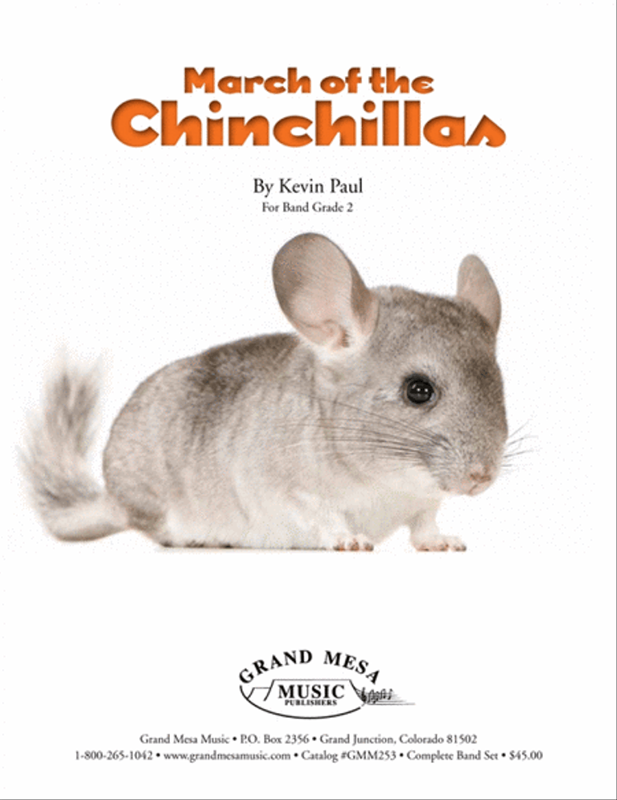 March of the Chincillas Concert Band scores gallery preview page 1