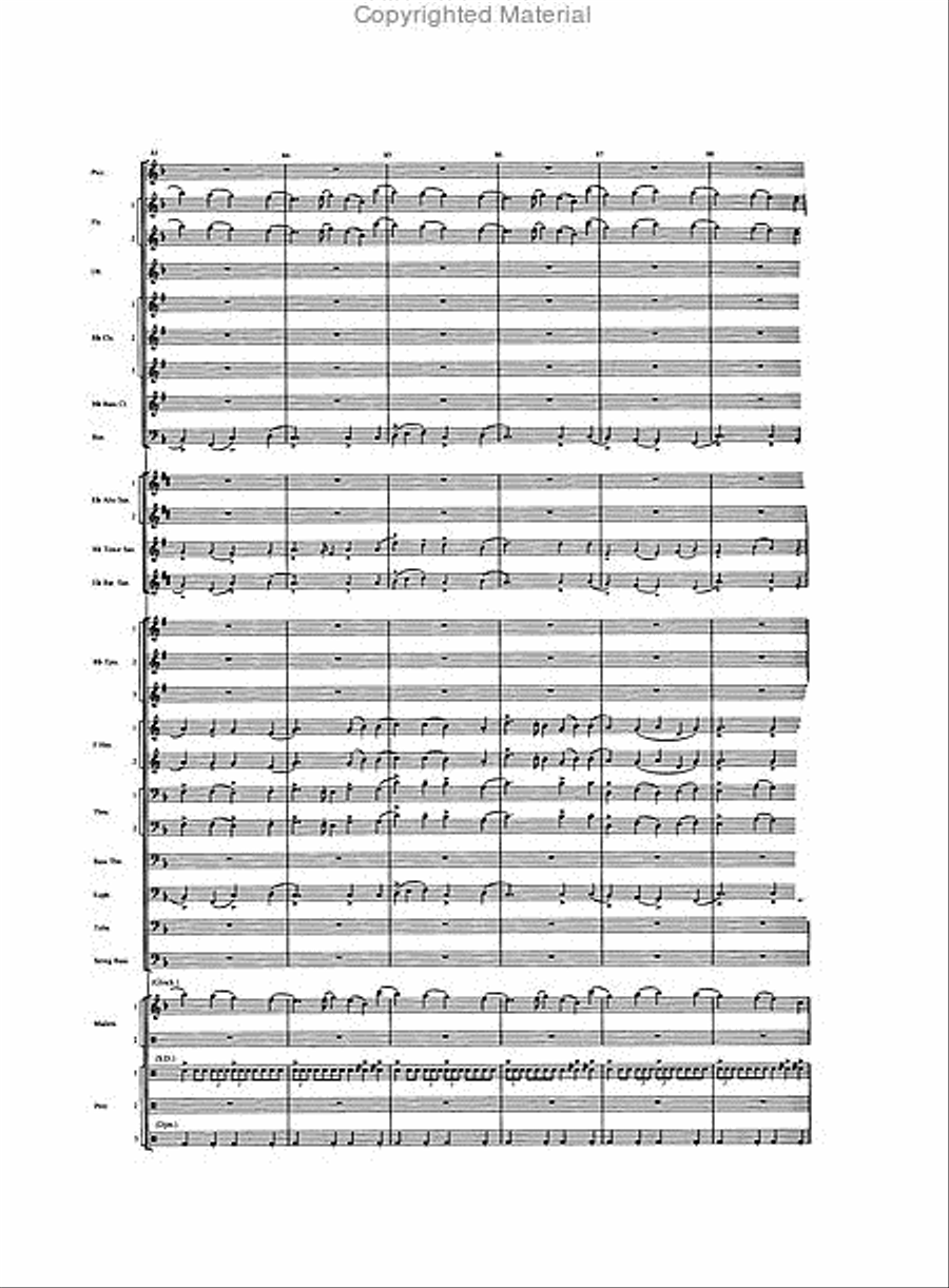 Terpsichorean Dances Concert Band scores gallery preview page 4