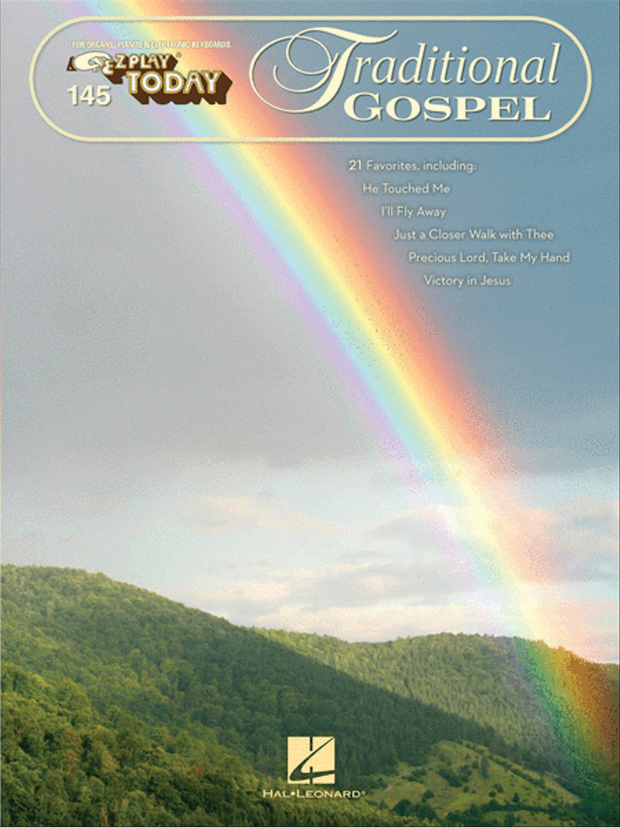 Traditional Gospel Electronic Keyboard scores gallery preview page 1