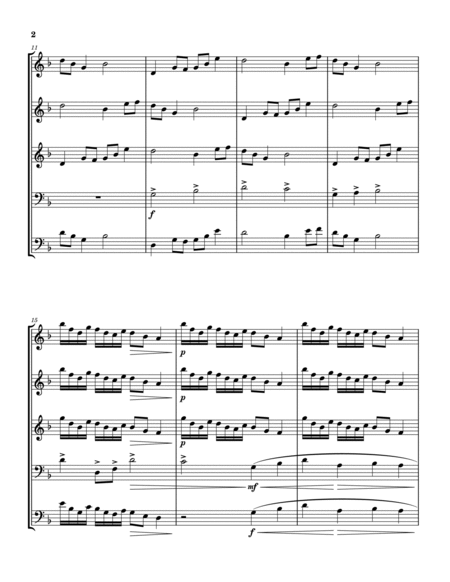 Wind Quintet in D minor op. 1 no. 4 image number null