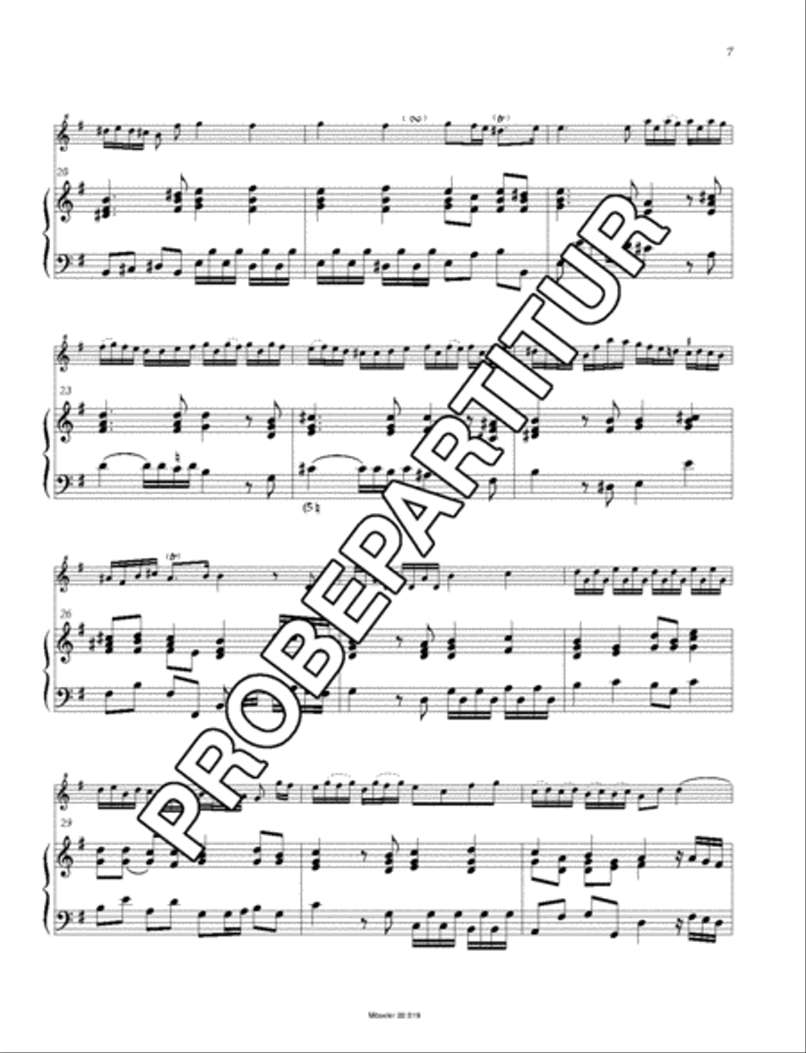 Sonata G major Soprano Recorder scores gallery preview page 8