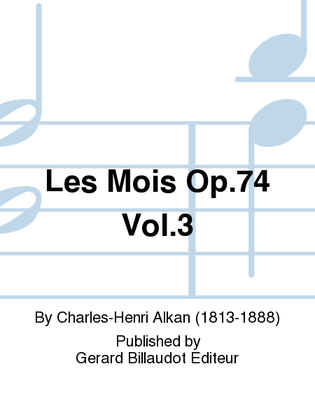 Book cover for Les Mois Op. 74 Vol. 3
