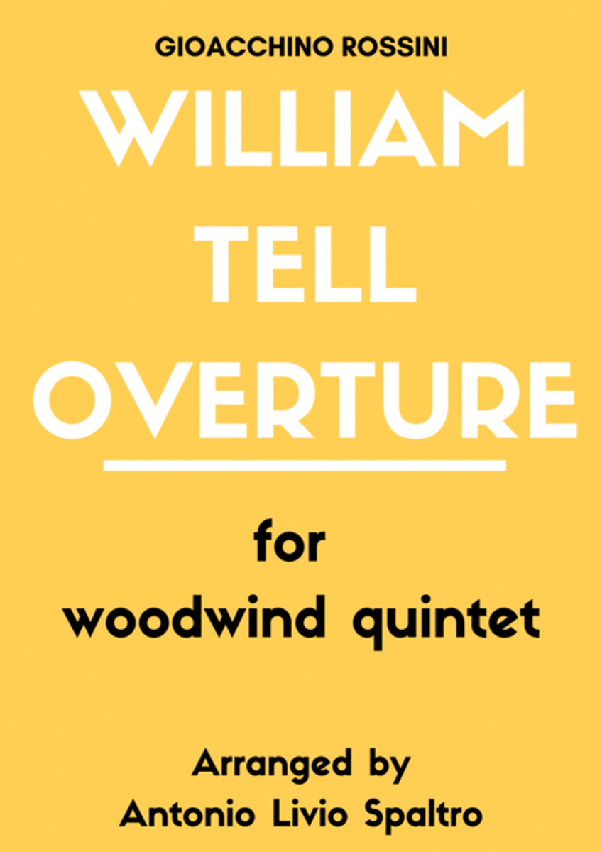 William Tell Overture for Wind Quintet (Advanced version) image number null