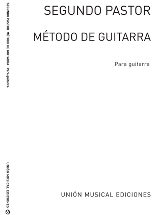 Book cover for Pastor Metodo De Guitarra Part 1