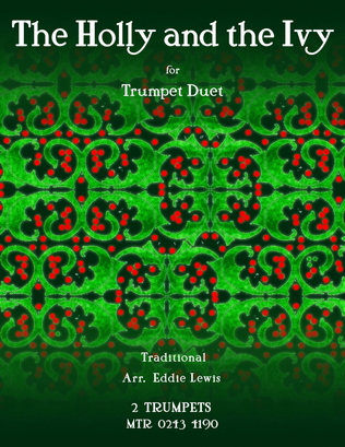 Book cover for The Holly and the Ivy - Christmas Trumpet Duet