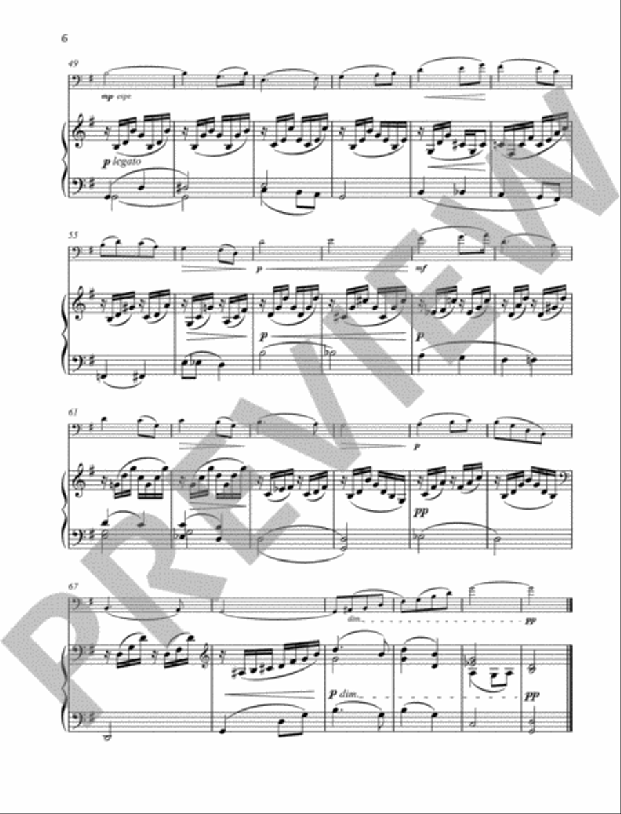 6 Easy Concert Pieces, Op. 4, 7-10 Piano Accompaniment scores gallery preview page 4