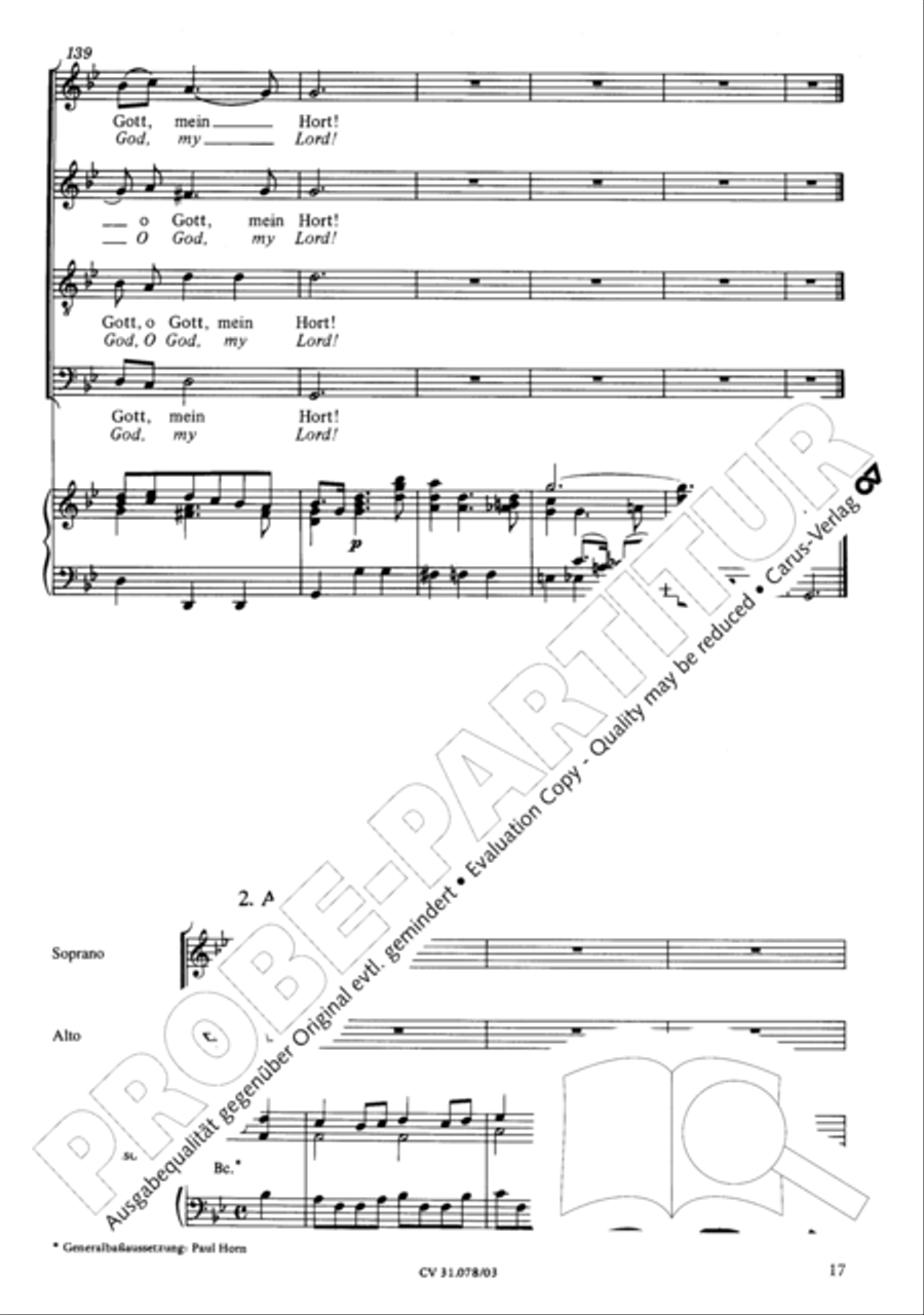 Jesus, you have freed my spirit (Jesu, der du meine Seele) 4-Part scores gallery preview page 18