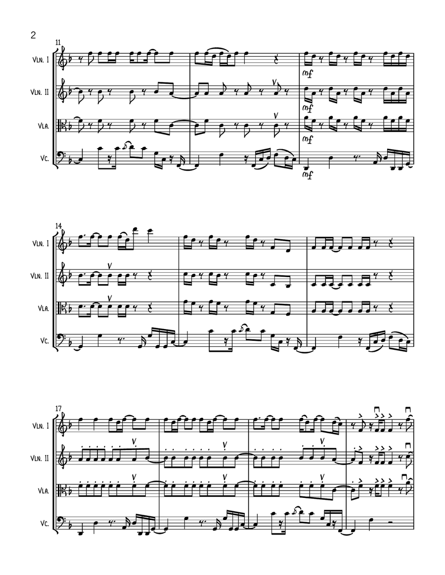 Dynamite String Quartet scores gallery preview page 2