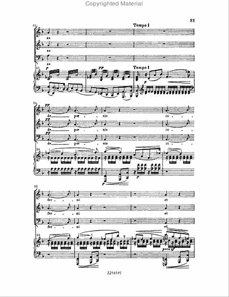 Grande Messe du Morts, H 75 Choir scores gallery preview page 81