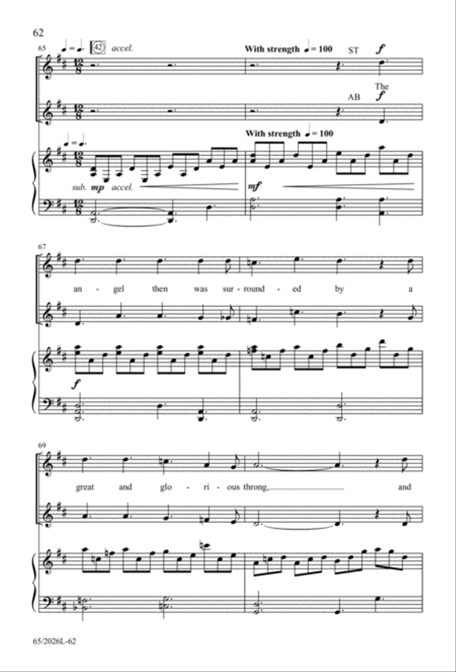 Night of the Father's Love 4-Part scores gallery preview page 63