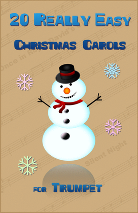 Book cover for 20 Really Easy Christmas Carols for Trumpet