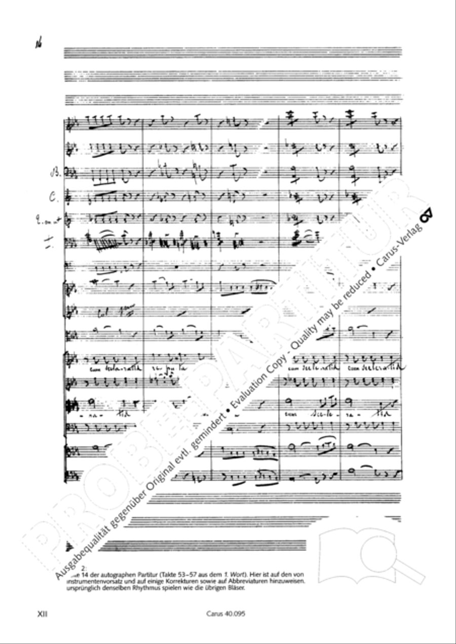 The Seven Words (Die Sieben Worte) 4-Part scores gallery preview page 13