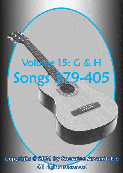 Folk Songs For Classical Guitar - Volume 15 (Songs 379-405) image number null