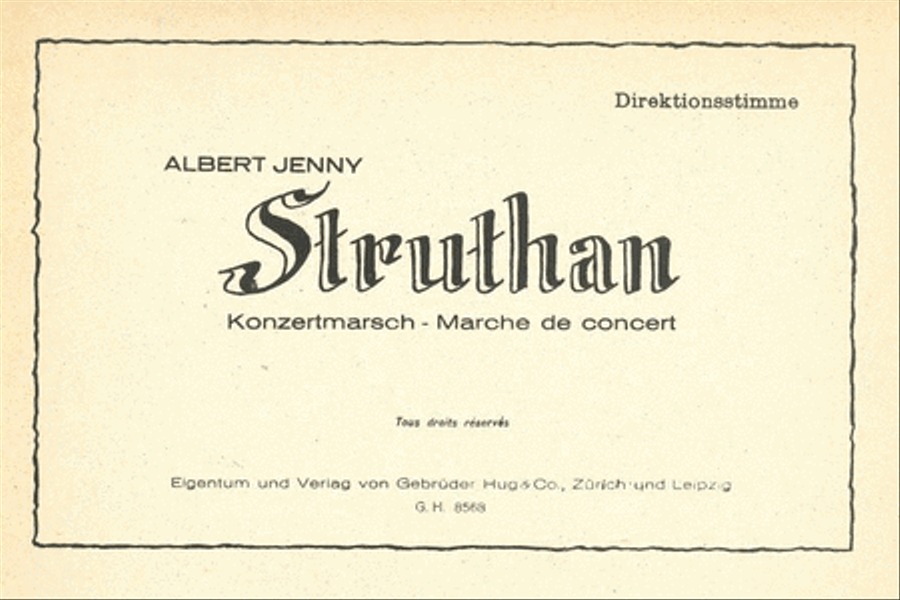 Struthan Struthan Set of Parts scores gallery preview page 1