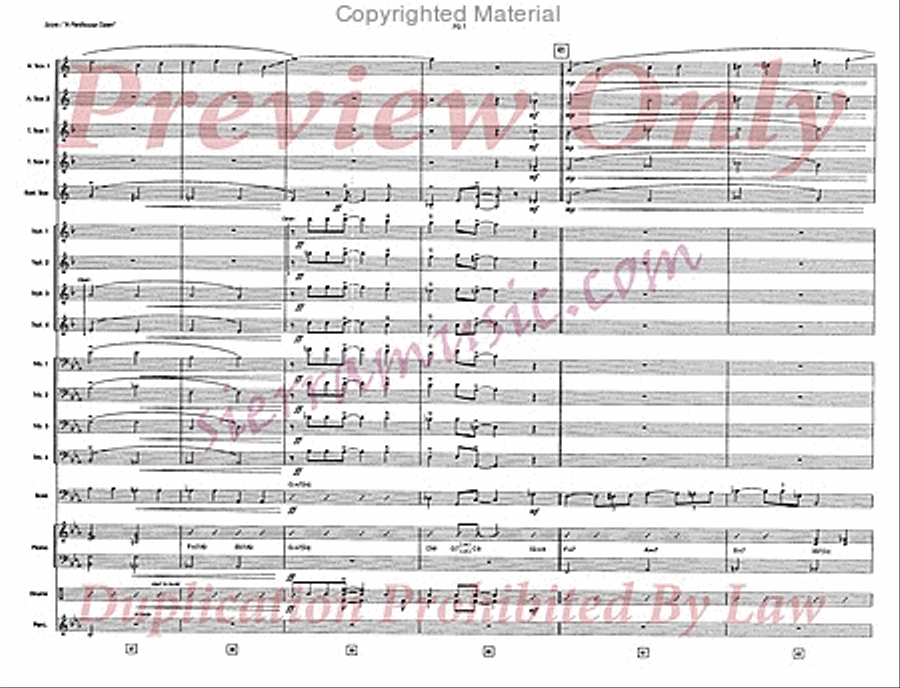 A Penthouse Dawn A Penthouse Dawn Big Band scores gallery preview page 8