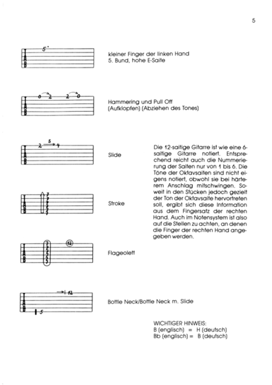 Vic Abram - Instrumentalstucke fur 6- und 12-saitige Gitarren Guitar scores gallery preview page 5
