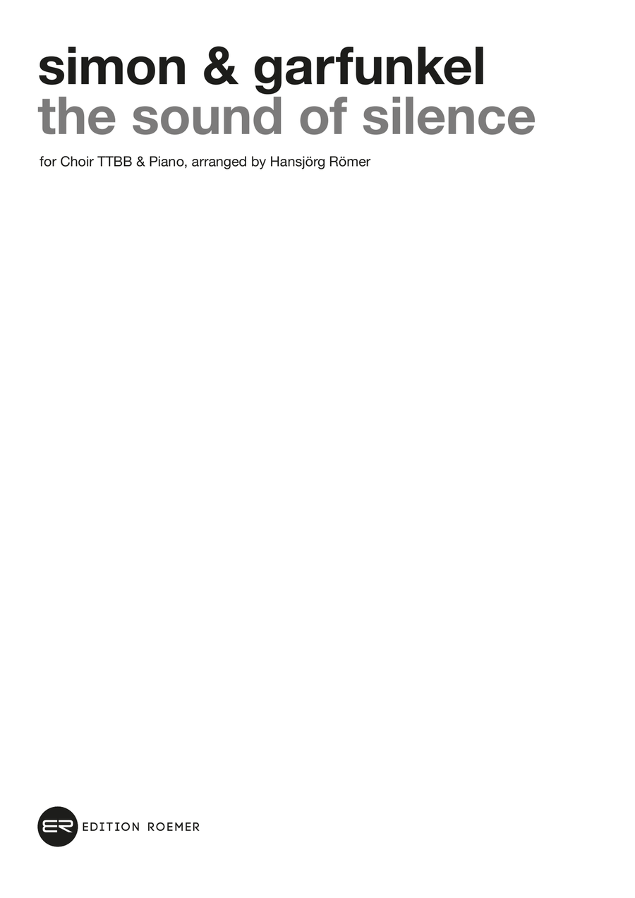 The Sound Of Silence The Sound Of Silence TTBB scores gallery preview page 1