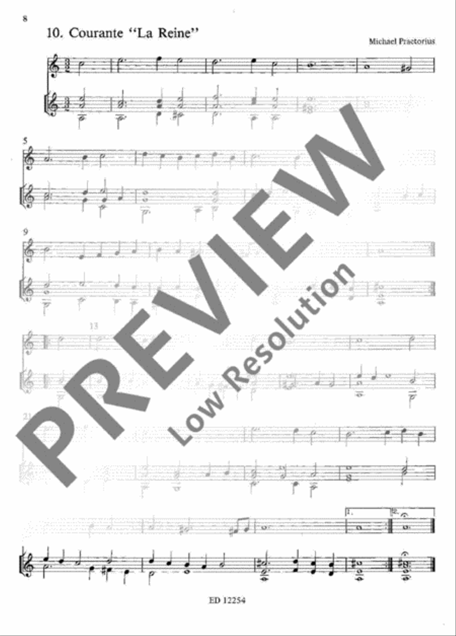17 Dances Soprano Recorder scores gallery preview page 9