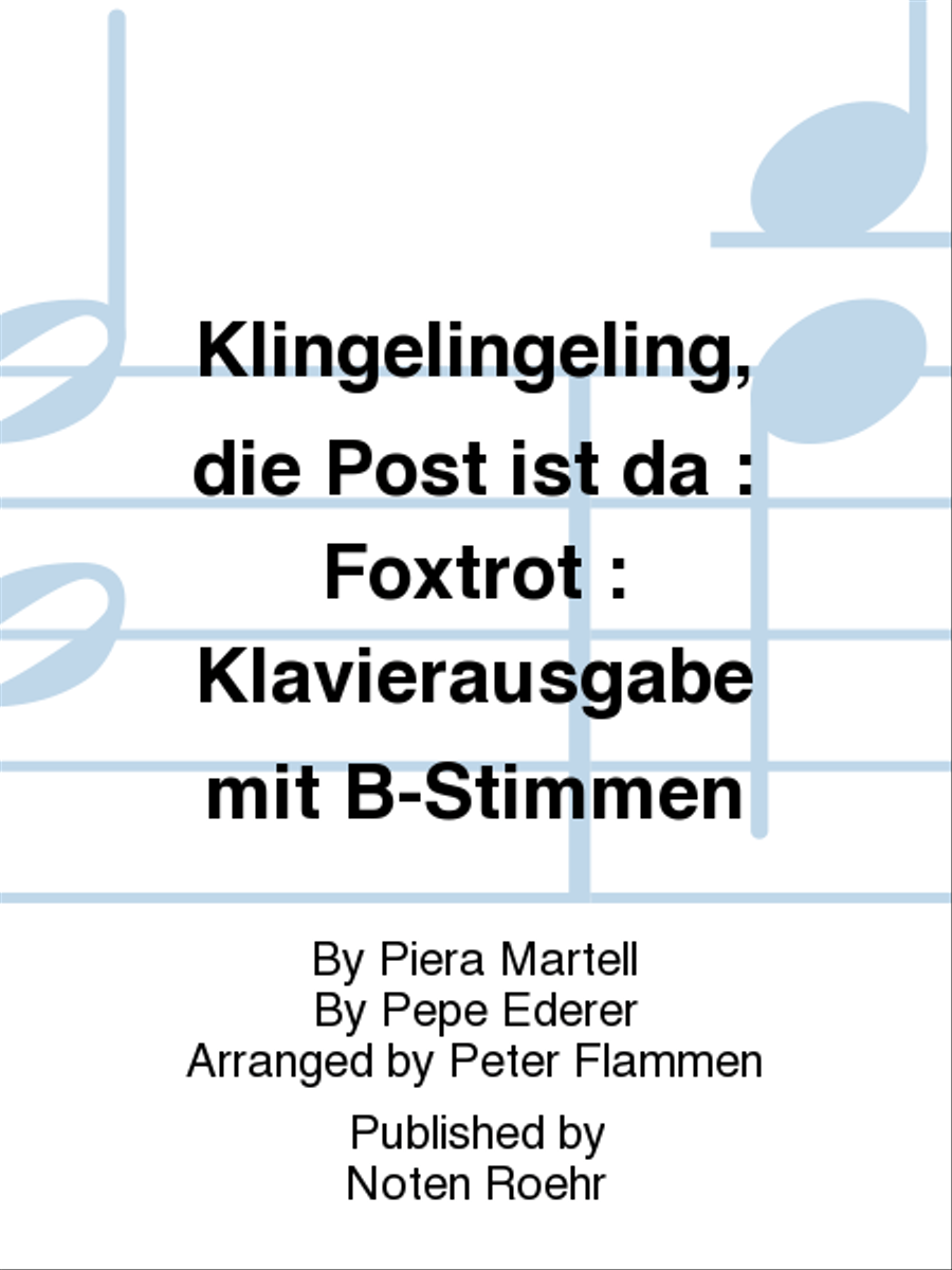 Klingelingeling, die Post ist da Voice scores gallery preview page 1