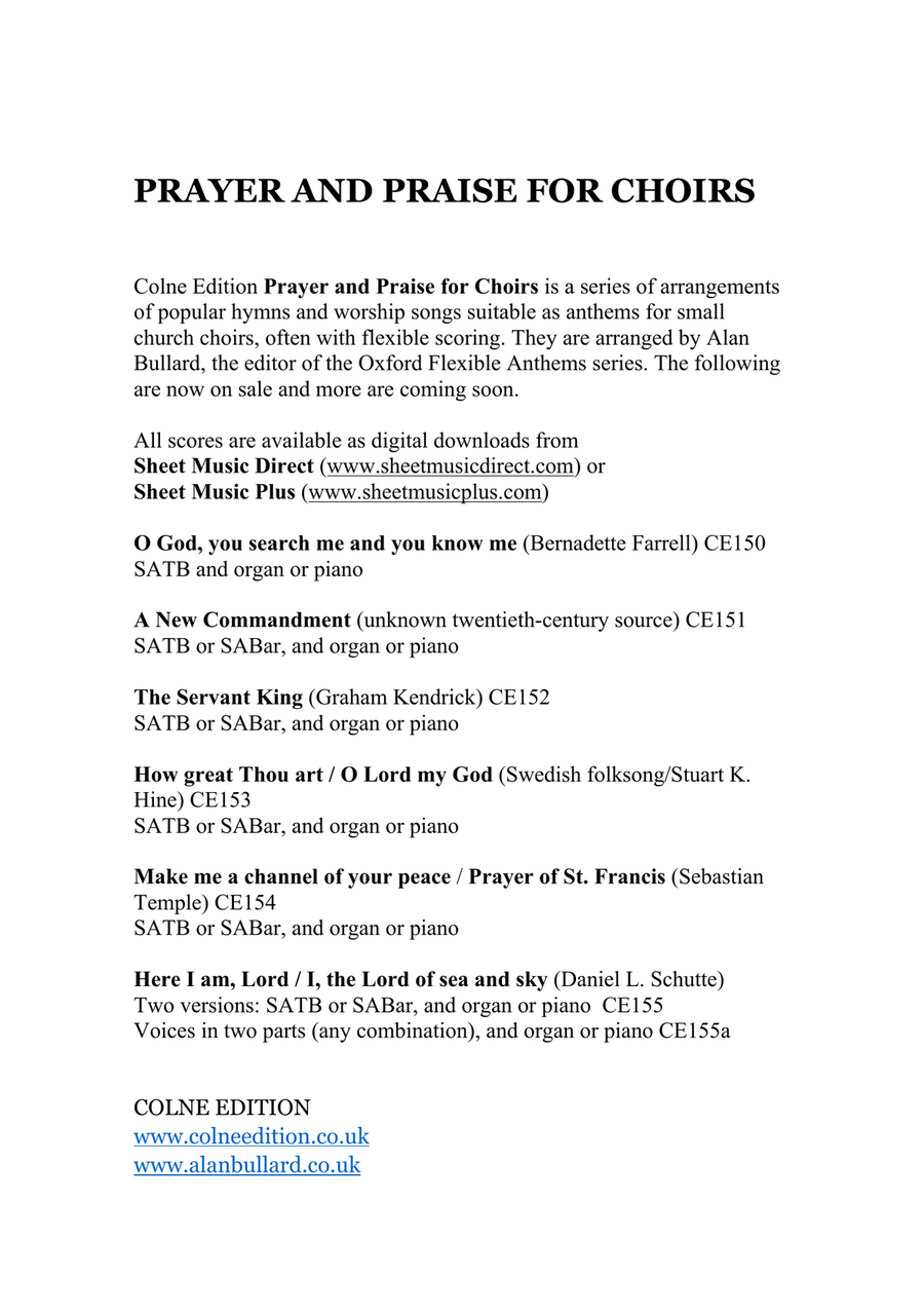 The Servant King From Heaven You Came 4-Part scores gallery preview page 2