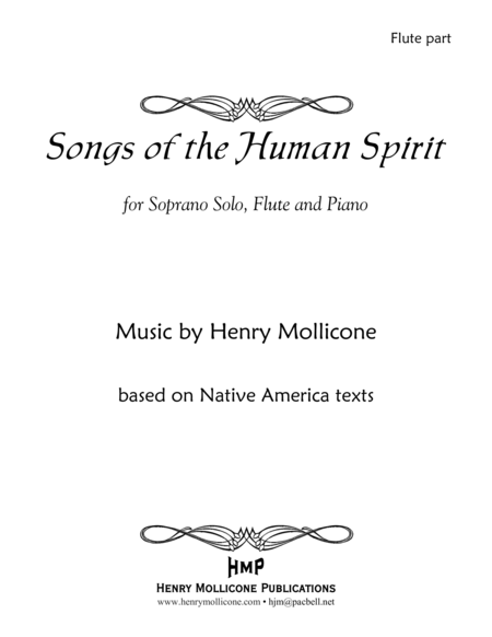 Songs of the Human Spirit (Flute part)