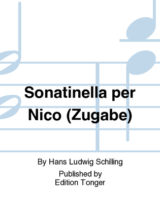 Sonatinella per Nico (Zugabe)