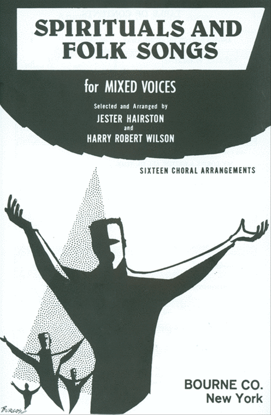 Spirituals And Folk Songs 4-Part scores gallery preview page 1