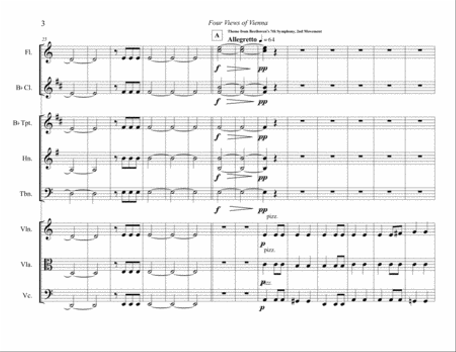 Four Views of Vienna Small Ensemble scores gallery preview page 6