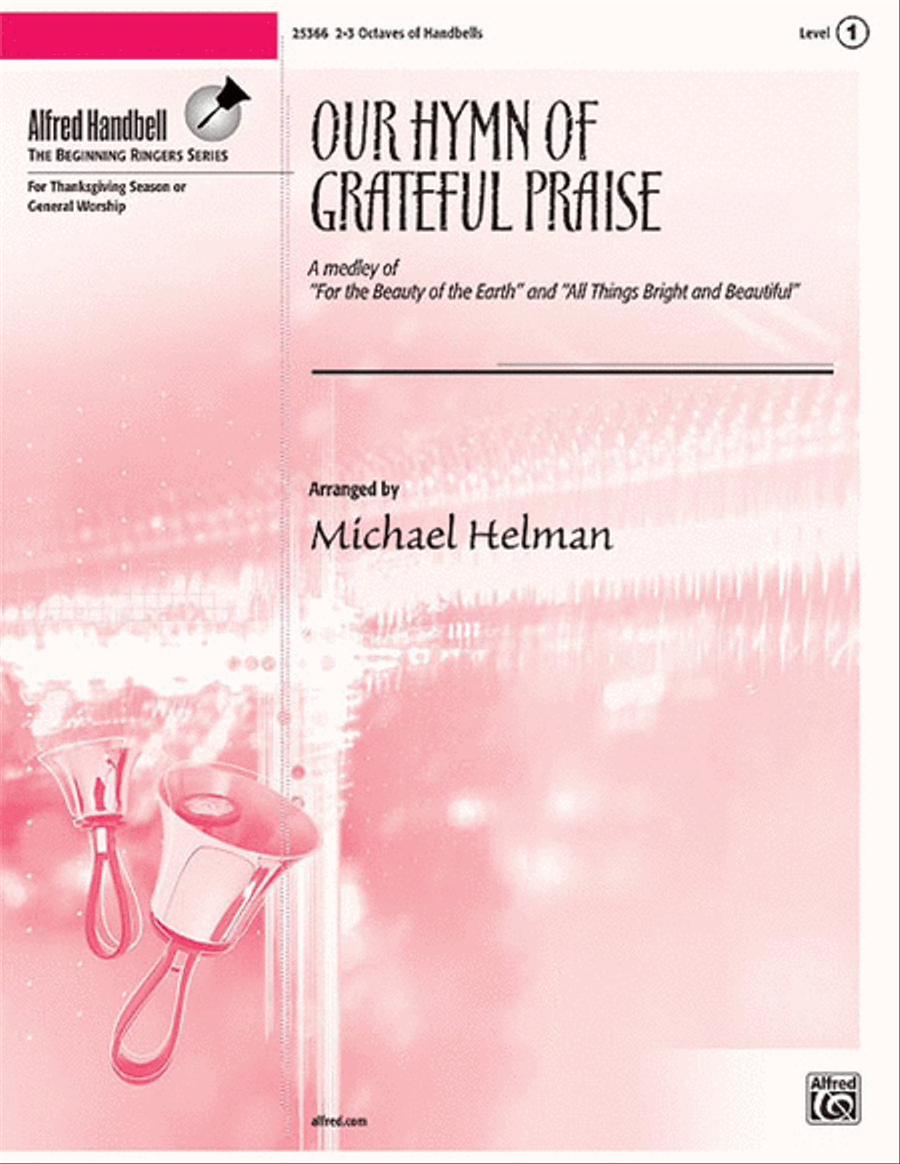 Our Hymn of Grateful Praise Handbell Choir scores gallery preview page 1