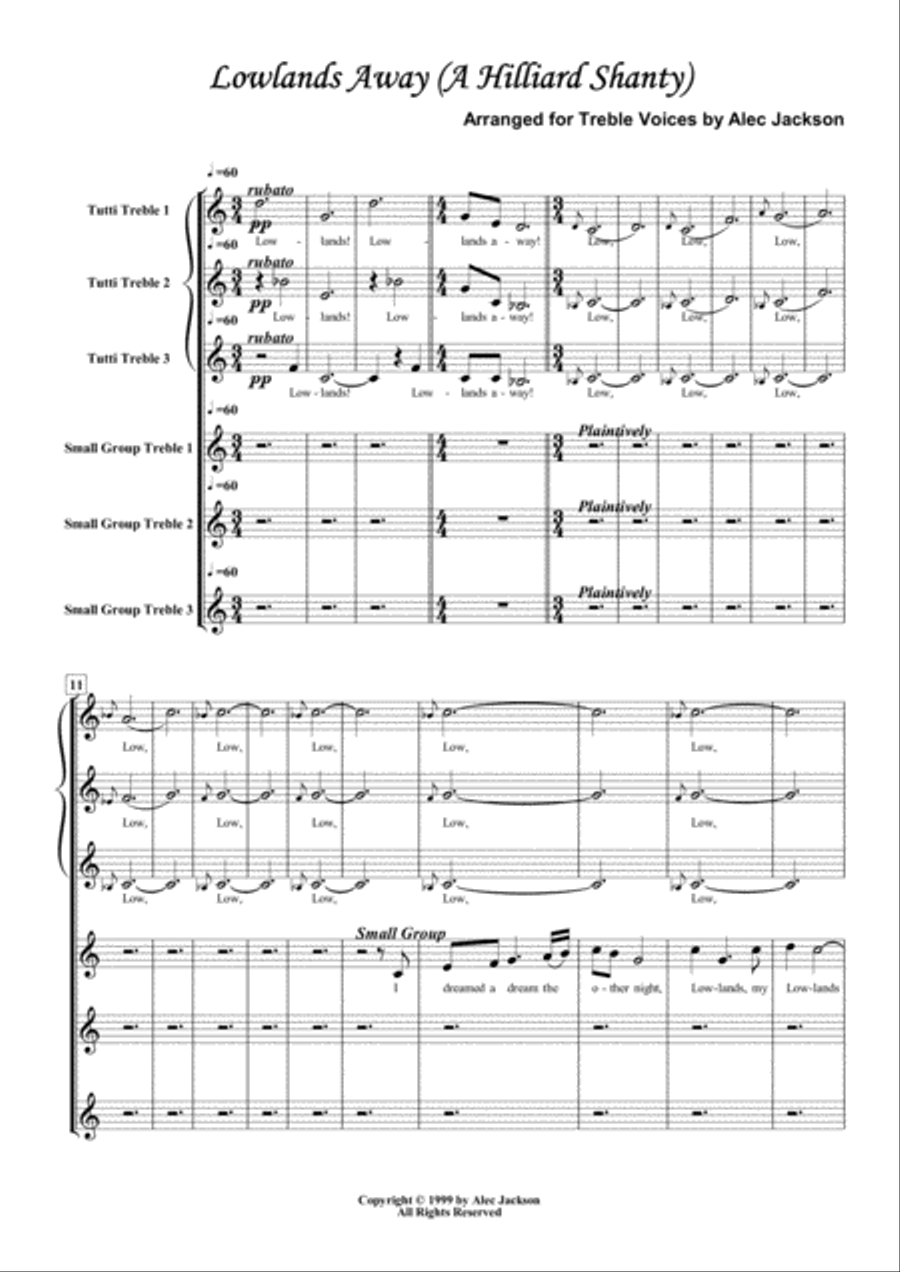 Lowlands Away SSA scores gallery preview page 1