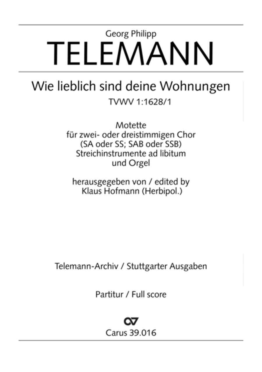How beautiful is thy dwelling place (Wie lieblich sind deine Wohnungen) SA scores gallery preview page 2