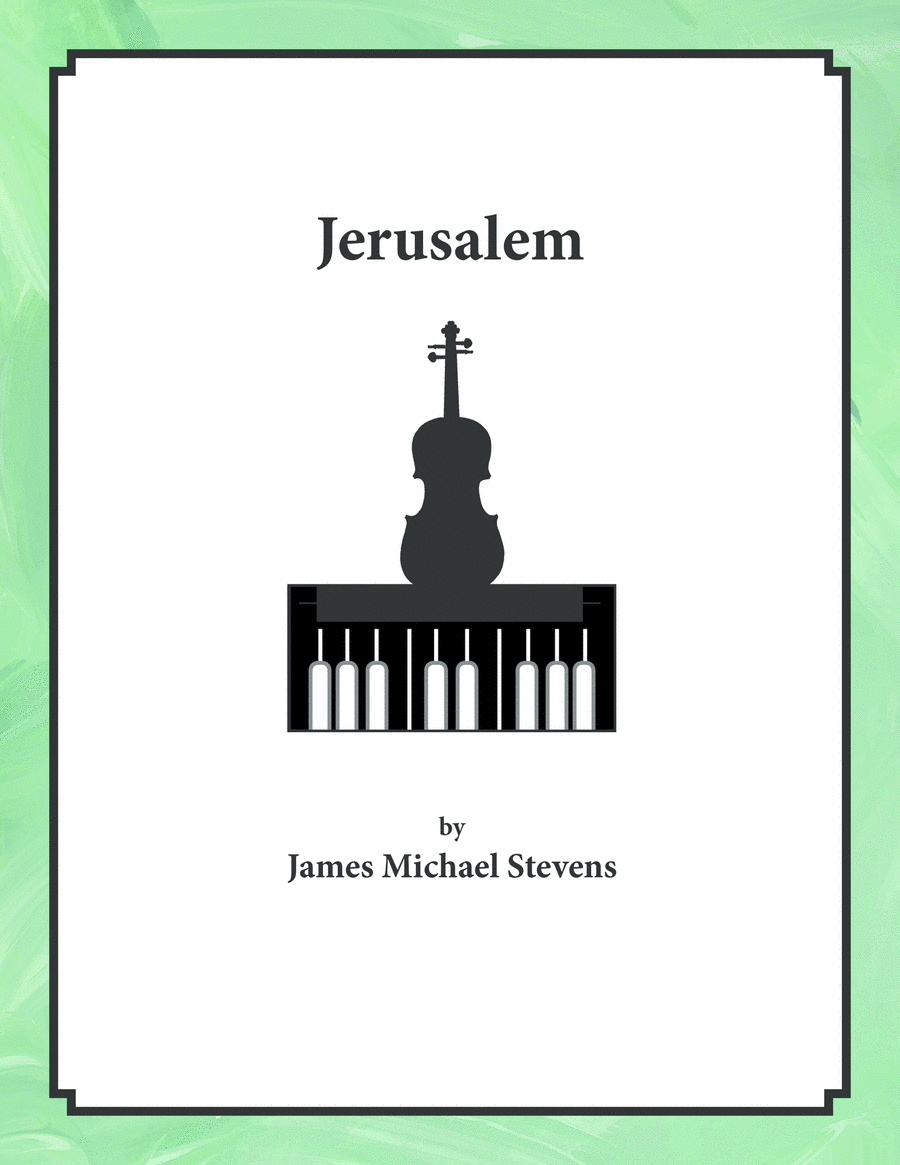 Jerusalem - Viola & Piano Viola scores gallery preview page 1