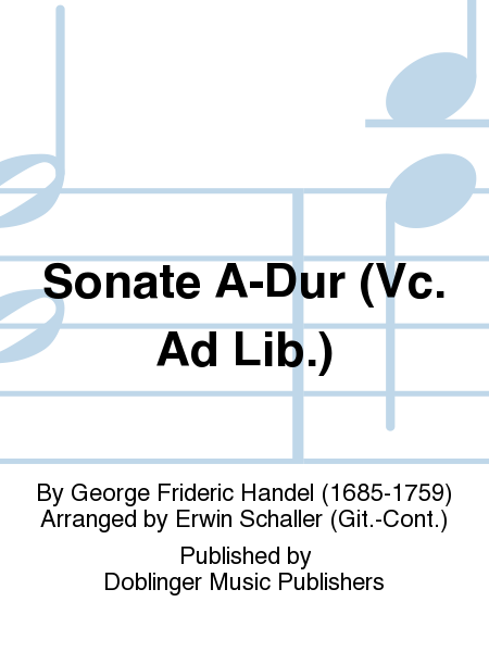 Sonate A-Dur (Vc. ad lib.)