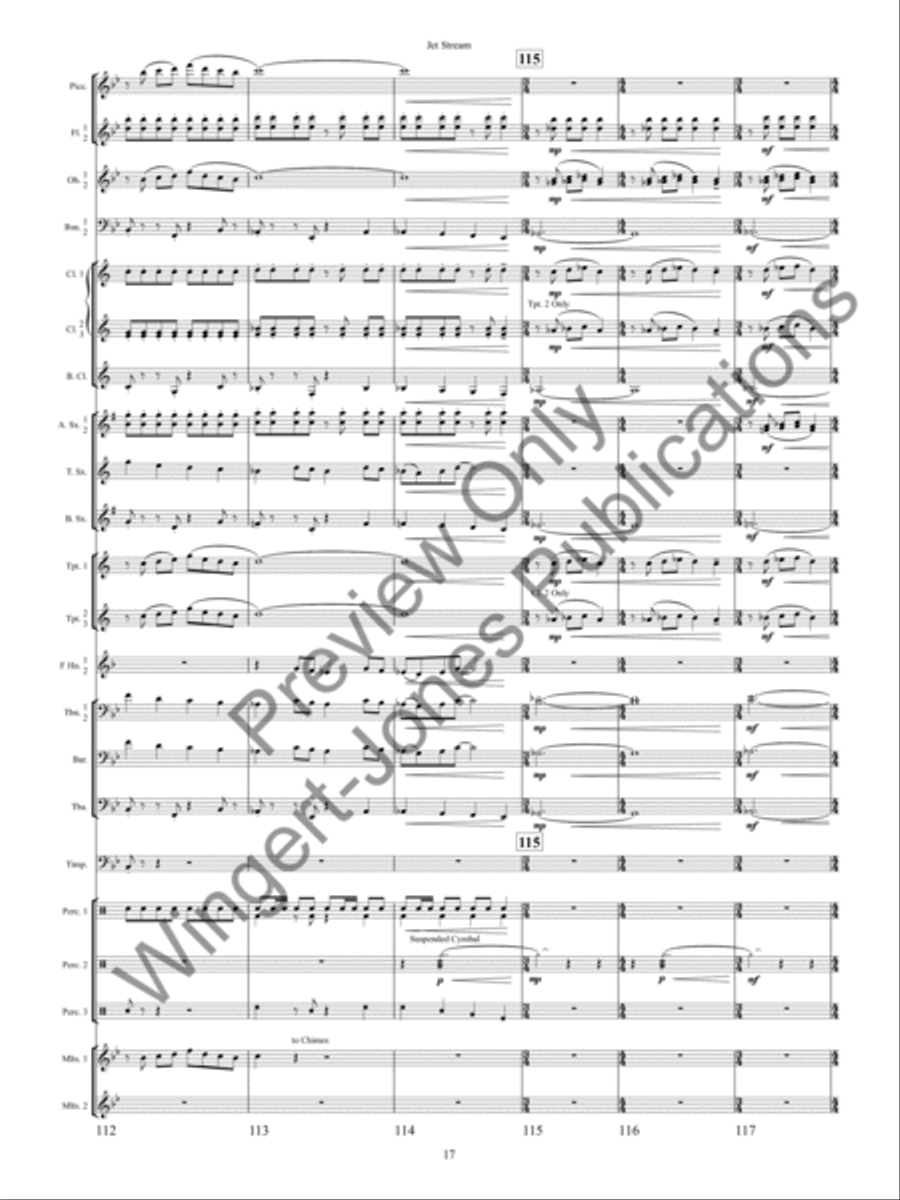 Jet Stream Concert Band scores gallery preview page 20